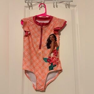 Disney Moana Girls Swimsuit – Size 5
